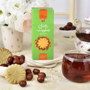 بیسکویت سالم با طعم عناب روزی پاک