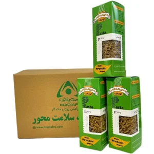 پاستا پروتئینی وگان 350 گرمی پیچی مهدیاف